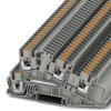 Installation terminal block, push-in connection, 0.14-4.0 mm², 24 A, 6 kV, gray, 3213961