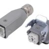 C146-10E0049254 Złącze HDC męski + żeński C146 5PIN 4+PE rozmiar A3 M20