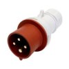 Wtyczka Siłowa Przenośna 4P. 16A 400V Ip44 / 25013