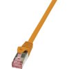 LogiLink CQ2058S CAT 6 S/FTP RJ45 Patch Cable 2m Orange Flame-retardant