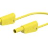 Przewód pomiarowy 66.2010-02524, 19A, 600 → 1000V, kolor: Żółty, dł. 25cm, Staubli