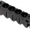 Pin header, 5 pole, pitch 7.62 mm, straight, black, 1141120000