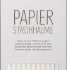 12500 Paper straws, 25 pieces, 20 cm, white