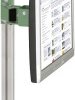 Manuflex LZ8205.6011 ESD Podstawka pod monitor ESD do portali aluminiowych o pojedynczym przegubie 80 mm, adapter VESA 1
