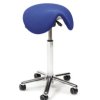 Krzesło Stołek Niebieski regulowany Tak kołowy Tak wysokość siedzenia 575 → 820mm Treston