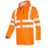 Eshton Hivis Jacket Orange with hood XL