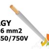 Przewód LGY 16 mm2 szary (450/750V) jednożyłowy linka H07V-K (bębnowy) 4520066 LAPP KABEL