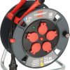 Bęben kablowy 25m 5 gniazda Szpula kablowa typ Typ E - gniazdo francuskie Typ E – francuski 230 V
