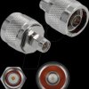 89981 Adapter N plug > SMA plug