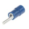 Końcówka pinowa, Cyna, 1.9mm średnica, 9mm długość, Niebieski, 14AWG - 16AWG Bez osłony