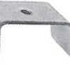 Enclosure feet, angled, steel, (W x H x D) 18 x 84 x 20 mm, silver, for mounting rail, 1286600000