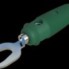 Laboratory cable lug, cable lug 4-7 mm to screw connection, green, CAT O, 930584104