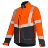 BLOUSON LUX ORANGE FLUO / NOIR