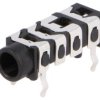 Gniazdo Jack 3,5mm 4 polowe, montażowe; CLIFF FC68128