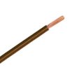 Przewód; montażowy; H07V-K (LgY); 1 żyła; linka; Cu; 4,00mm2; brązowy; PVC; -40...+70°C; 750V; zwój 100m; Elektrokabel; RoHS; 4,