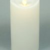 Znicz świeczka LED 150mm efekt wosku biały (Timer 8h)