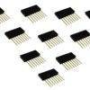 Opencircuit Female header stackable 8 pin - 10 stuks