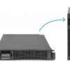 Zasilacz awaryjny UPS Online Rack 19 LCD 2000VA/2000W 4x12V/9Ah 8xC13 1xC20 USB RS232 RJ45 Głębokość 460mm DN-170095