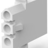 Socket housing, 3 pole, pitch 6.35 mm, straight, natural, 770269-1