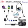 2M 7MM Kamera endoskopu USB typu C Mobilna sonda boreskopowa do inspekcji endoskopowej dla smartfona Android do samochodów Kamer