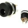 GDC2.5/5.5C12 Gniazdo DC2.5/5.5 Przykręcane na chassis - otwór 12mm