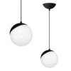 Lampa Wisząca Sfera Black 1Xe27 60W Mlp5739 Milagro