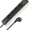 Listwa zasilająca Ecolor 4-gniazda 230V + 2xUSB-C biało-czarna 1,5m H05VV-F3G1,5 1153244126