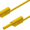 Przewód pomiarowy 2 mm 975696703, PVC, 10A, 1000V ac/dc, kolor: Żółty, dł. 1m, -15 → +70°C, Hirschmann Test &