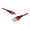 Złącze USB A/USB-C wt-wt 2m czerwony HQ / Lx8572R 2M