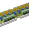 Łączówka rozgałęźnik zasilana 10-30V DC 8x 1A (PTC) AWZ579