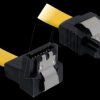 82798 Cable SATA 6 GB/s GE/un 10 cm yellow metal