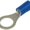 Końcówka; M8; oczkowa; izolowany; OKB8; niebieski; proste; na przewód; 1÷2,5mm2; cynowane; zaciskany