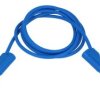 Przewód pomiarowy; 22.450.100.5; 2x wtyk bananowy; 4mm; bezpieczny; 1m; PVC; 1mm2; niebieski; 19A; 600V; mosiądz niklowany; Amas