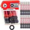 Bity Udarowe Do Wkrętarki Torx Tx25 50Mm 1/4 Shockwave 10Szt Milwaukee