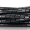 Spiralna owijka kablowa Czarny zakres 40 mm zakres 7.5 mm 40 mm 120 °C SBPE -60 °C HellermannTyton Polietylen