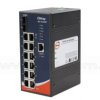 IGS-9122GP, Switch przemysłowy zarządzalny, DIN, 12x 10/1000 RJ-45 + 2x100/1000 SFP z DDM, O/Open-Ring <30ms