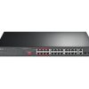 TP-Link TL-SL1226P | Switch | 24x RJ45 100Mb/s PoE+, 2x RJ45 1000Mb/s, 2x SFP, Rack, Niezarządzalny