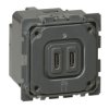 CELIANE Gniazdo USBx2 5V 2,4a typ-c 067466 LEGRAND