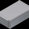 Aluminum Profile enclosure, (L x W x H) 68 x 43 x 23 mm, silver, MTK465.1