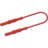 Electro PJP 2312-IECIV-CD1-100R Test lead 4 mm connector 1 m Red