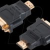 BS77400 adapter HDMI-plug < DVI-D (24+1) bush gold plated