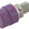 Gniazdo bananowe Żeński Połączenie lutowane typ Gniazdo bananowe Fioletowy 32A Hirschmann Test & Measurement rozmiar
