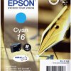 Tusz Epson T1622, 16 cyjan C13T16224012