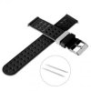 PASEK SILIKON S03 18MM CZARNO-SZARY