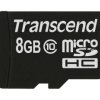 Karta Micro SD MicroSDHC, MicroSDXC, 8 GB Nie, Transcend -25 → +85°C