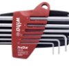 Wiha 369S9 wewnętrzny sześciokąt Zestaw kluczy trzpieniowych 1.5 mm, 2 mm, 2.5 mm, 3 mm, 4 mm, 5 mm, 6 mm, 8 mm, 10 mm 9