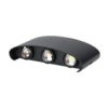 Lampa Elewacyjna Led 5W 630Lm 3000K Ip65 Czarny 218615
