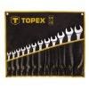 Klucze płasko-oczkowe 13-32 mm zestaw 12 szt. 35D758 TOPEX