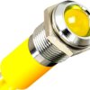 Signal light, 24 V (DC), yellow, 50 mcd, Mounting Ø 16 mm, pitch 1.25 mm, LED number: 1, Q16P1CXXY24E
