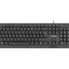 KLAWIATURA NATEC TROUT FR PRZEWODOWA SLIM CZARNA